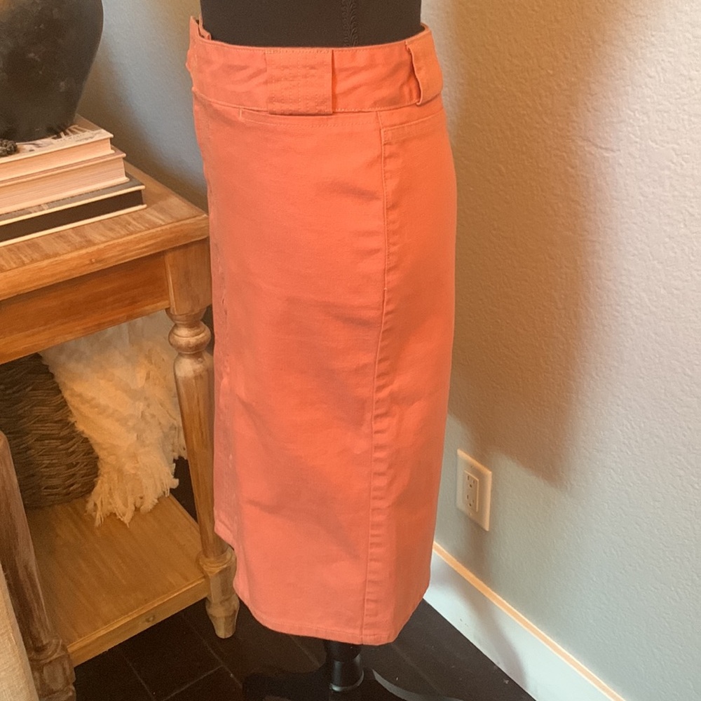 Joe’s Jeans Pink Pencil Denim Skirt - Picture 2 of 5